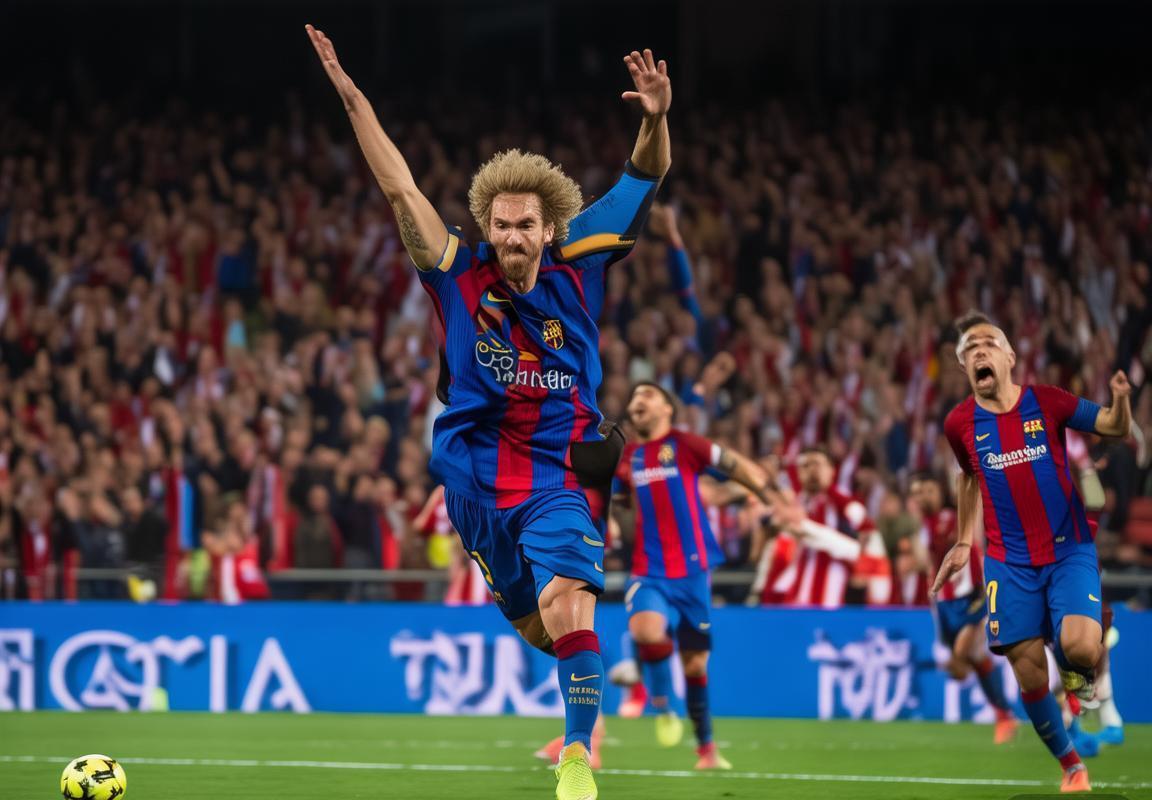 皇马西甲争冠压力加剧！巴萨逆转马竞，莱万多夫斯基破门领衔翻盘，西甲积分榜优势扩大